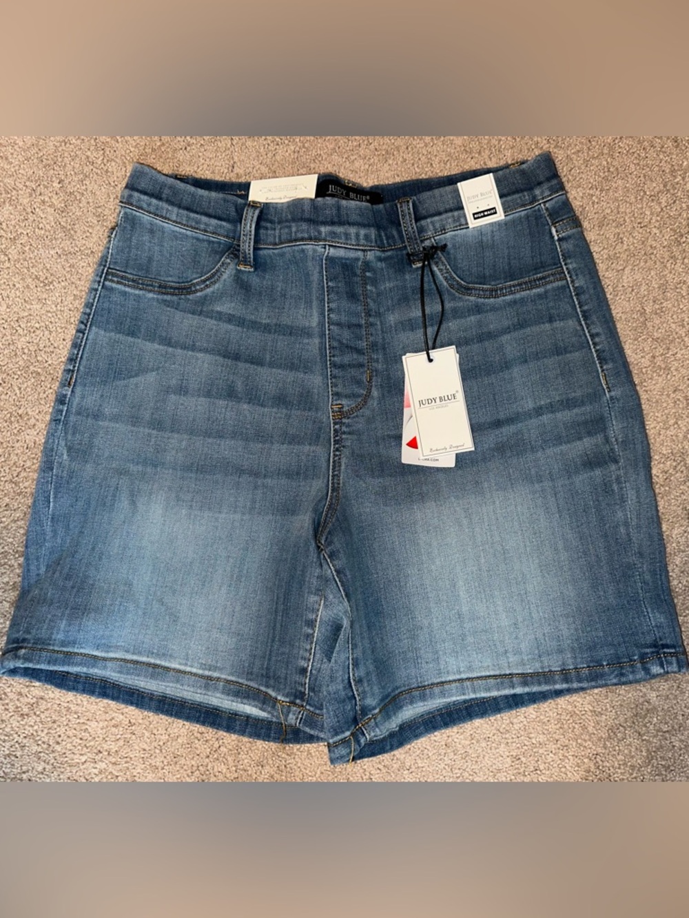 Judy Blue Light Wash Denim Shorts